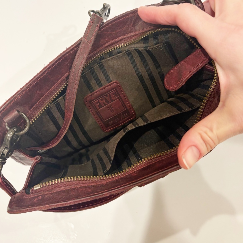 Frye Lucy Small Leather Crossbody - Picture 9 of 10